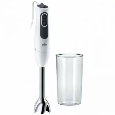 BRAUN  Mixeur plongeant 222449 750W Inox Blanc