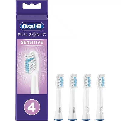 ORAL B Braun Oral-b Pulsonic Sensitive 4 Units Blanc