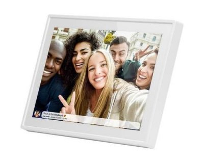  Braun Phototechnik Digiframe 1019 10.1&acute;&acute; Digital Frame Blanc