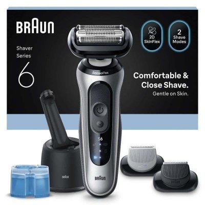 BRAUN  Rasoir rech. Serie6 NEW W&D SmartCare 50Min/3 6-62-S7650CC