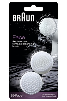 BRAUN  recharge brosse nettoyante silk-&eacute;pil se89 duopack