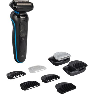 BRAUN  Series 5 52-B1650S Rasoio Elettrico Wet&Dry Blu con Rifinitore