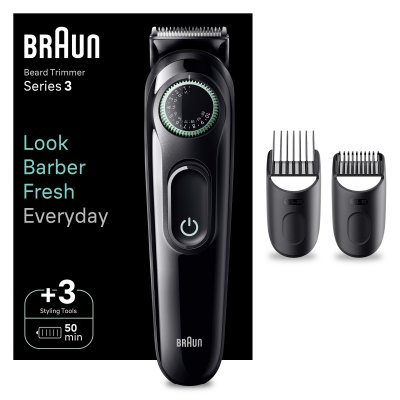 BRAUN  - Styler BT3411 - Trimmer - Black/Vibrant Green (447795)