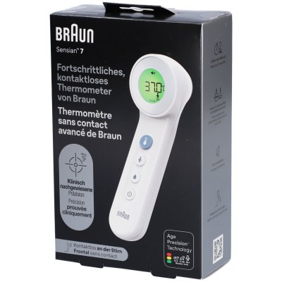 BRAUN  Thermom&egrave;tre Sans Contact Frontal Age Pr&eacute;cision BNT400