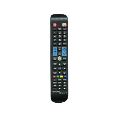 KIM CORP Bravo TC-Original-1 T&eacute;l&eacute;commande pr&eacute;-programm&eacute;e pour TV Samsung Noire