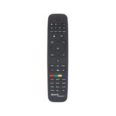 KIM CORP Bravo TC-Original-4 T&eacute;l&eacute;commande pr&eacute;-programm&eacute;e pour TV Philips Noir