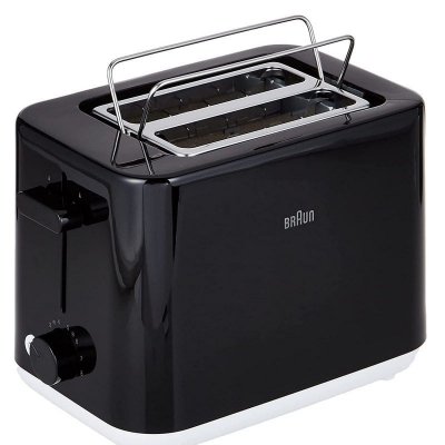 BRAUN Breakfast1 ht1010bk 900w 2 fentes arr&ecirc;t automatique plastique noir