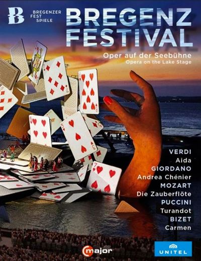 Bregenz Festival Aida Andrea Ch&eacute;nier Die Zauberfl&ouml;te Turandot Carmen Blu-ray 