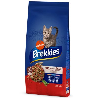 AFFINITY BREKKIES Brekkies Excel M&eacute;lange De Buf Et De L&eacute;gumes 15 Kg