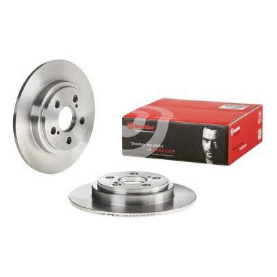 BREMBO  08.B493.10 - Disque de Frein Arri&egrave;re - Jeu de 2 disques
