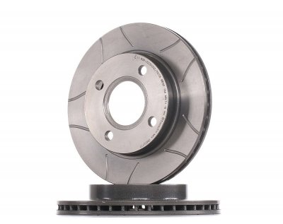 BREMBO  Jeu de 2 disques de frein 09.6727.77 FORD KA