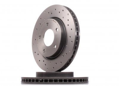 BREMBO  Jeu de 2 disques de frein 09.B647.1X