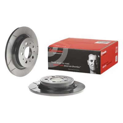 BREMBO  Max 08.7765.75 - Disque de Frein Arri&egrave;re - Jeu de 2 disques
