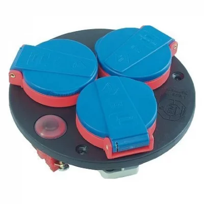 BRENNENSTUHL  - 1081090 Noir, Bleu, Rouge
