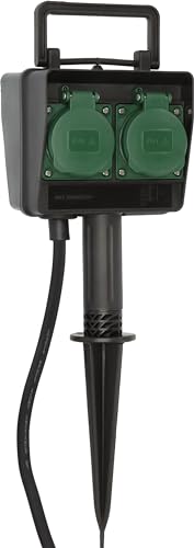 BRENNENSTUHL  1154440 multiprise de jardin 4 prises avec pic h07rn-f3g1,5 + c&acirc;ble de 1,5 m