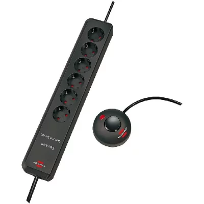 BRENNENSTUHL  1159450616 multiprise 2 m 6 sortie(s) CA Anthracite