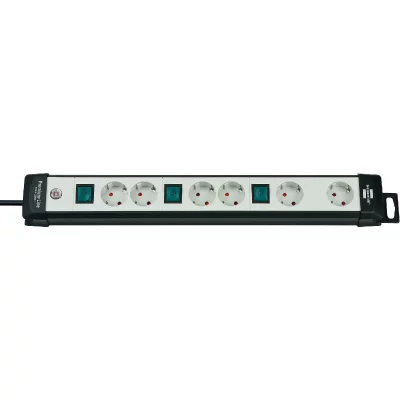 BRENNENSTUHL  1951560600 multiprise - multiprises (Noir, Noir, Gris)