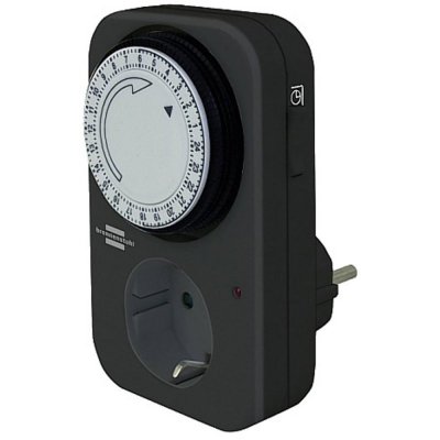 BRENNENSTUHL  24 h Timer MZ 20 Noir, Minuteur