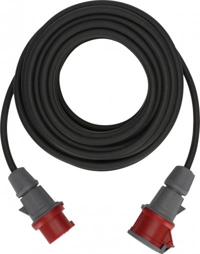 BRENNENSTUHL  - Cable d'extension cee IP44 25m Black H07RN-F 5G