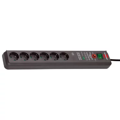 BRENNENSTUHL  Ciabatta elettrica con dispositivo di sicurezza, 3,5 KW, 6 uscite