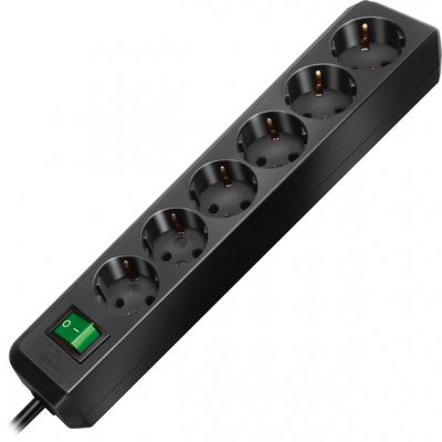BRENNENSTUHL  Eco multiprise 1,5 m 6 sortie(s) CA Noir