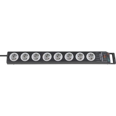 BRENNENSTUHL  multiprise filaire 8 prises 2,5 m supersolid noire 400558