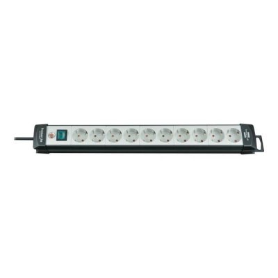 BRENNENSTUHL  Premium-Line 10 prises noir/ gris clair 3 m H05VV-F 3G1,5