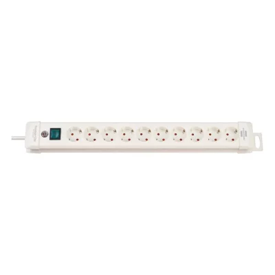 BRENNENSTUHL  Premium-Line bloc multiprise - 10 prises 3 m (blanc)