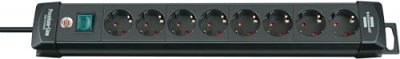 BRENNENSTUHL  Premium-line Power Strip 8 Outlets With Switch Noir