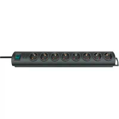 BRENNENSTUHL  primera line barre multiprise x 8 2,0 m noir 1153300128