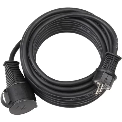 BRENNENSTUHL  Rallonge &eacute;lectrique de chantier noire 10m H07RN-F 3G 2,5