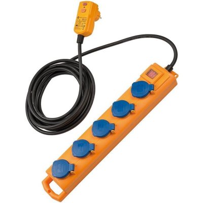BRENNENSTUHL  - Super-solide sl 544 d fi sortie IP54 manifold 5 fois 5 m H07RN-F 3G1.5