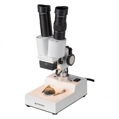 UNISEX Bresser Biorit Icd 20x Professional Microscope Blanc