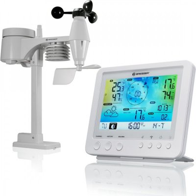 BRESSER  centrale m&eacute;t&eacute;o wifi 5 en 1 couleur avec capteur pro - 7002581