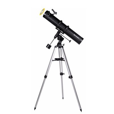 BRESSER  Galaxia 114-900 T&eacute;lescope Newton EQ- Sky carbone Design