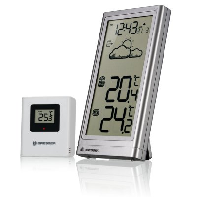 BRESSER  Meteo Temp Weather Station Argent&eacute;