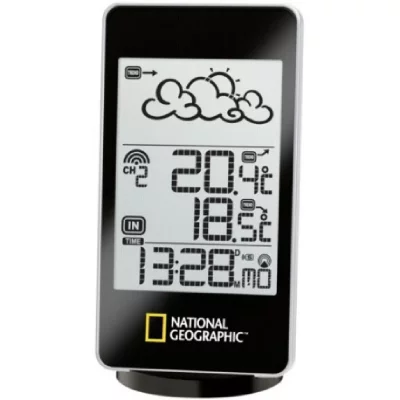BRESSER  National Geographic Basic Weather Station Noir