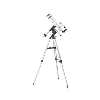 BRESSER  Optics Refractor 90/500 EQ3 R&eacute;fracteur 180x Blanc