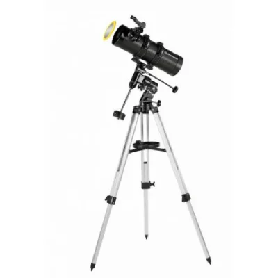 BRESSER  Pluto 114/500 EQ T&eacute;lescope avec Adaptateur pour Smartphone