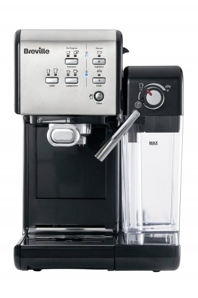 BREVILLE  Prima Latte 2 Argent - VCF108X-01