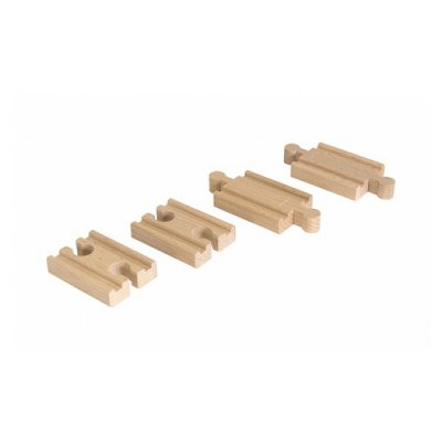 Bri Train Lot 4 Mini Rails Double Male / Double Femelle 54 Mm