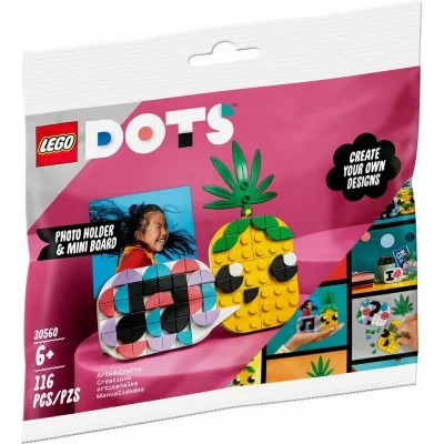 Bricks dots 30560 pineapple photo holder and mini board