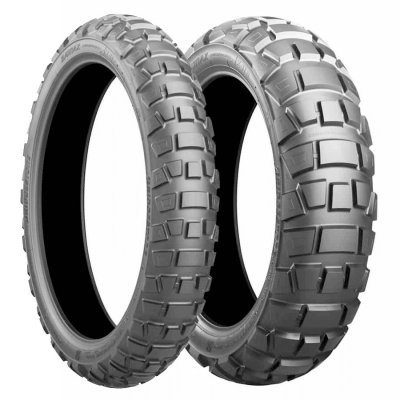 BRIDGESTONE  AX 41 F ( 100/90-19 TL 57Q Marquage M+S, M/C, Roue avant )