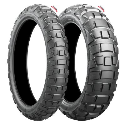 BRIDGESTONE  AX 41 F ( 90/90-21 TL 54Q Marquage M+S, M/C, Roue avant )