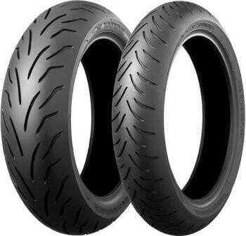BRIDGESTONE  Sc M 55p Tl Scooter Front Tire Argent&eacute; 120 / 70 / R14