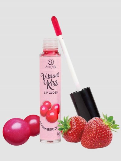 Brillant &agrave; l&egrave;vres Vibrant Fraise gum 3653 - parfum:Barbe a papa