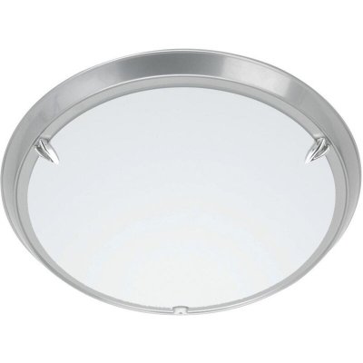 BRILLIANT  90288/11 Livorno Plafonnier LED E27 60 W titane, blanc