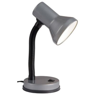 GENERIQUE BRILLIANT Lampe de bureau flexible Junior hauteur 30 cm &Oslash;13 cm E27 40W titane et noir