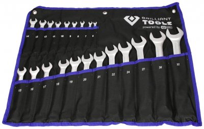 BRILLIANT TOOLS  jeu de cl&eacute;s de combinaison 21 pcs AUC4042146782002