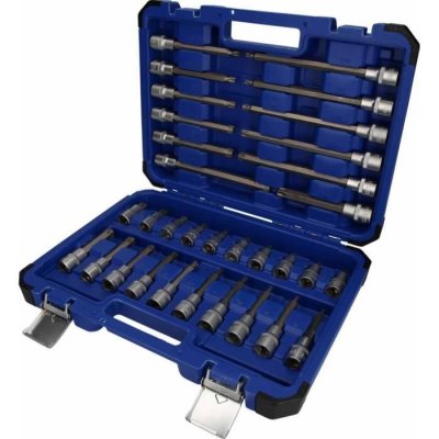 BRILLIANT TOOLS  jeu de douilles de tournevis 1/2"" 32 pcs acier 426124